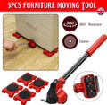 Furniture mover 5-in-1 Heavy Furniture Mover Tool Set with Lifter & 360° Rollers